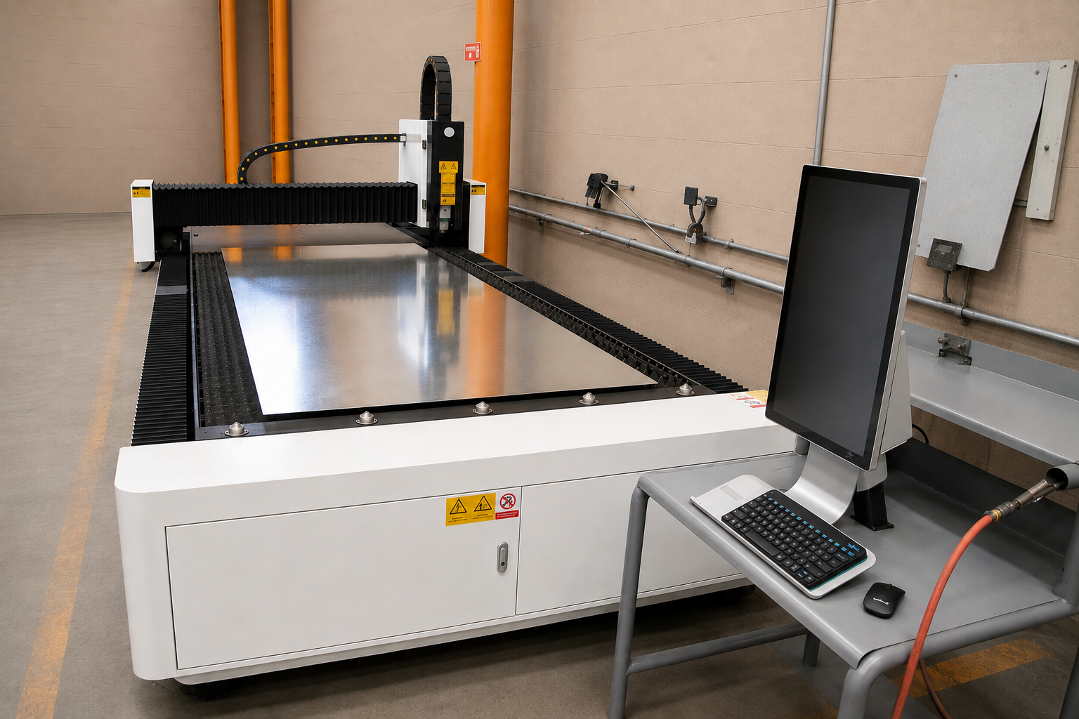 CNC laser cutting for new product fabrication