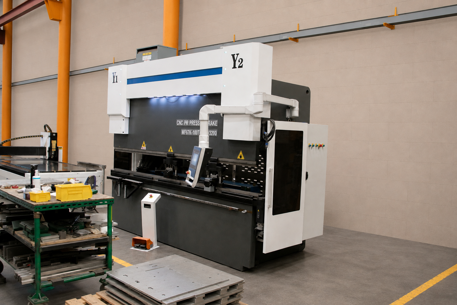 CNC press brake forming